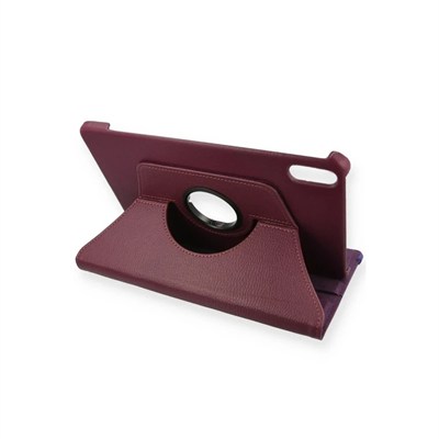 Mey İthalat®   Redmi Pad 2 Kılıf 360 Tablet Deri Kılıf - Mürdüm