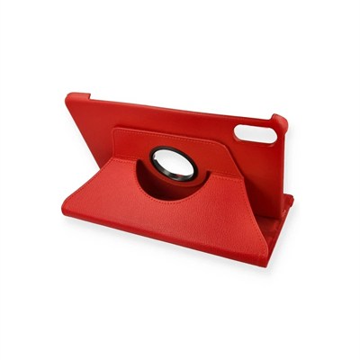 Mey İthalat®   Redmi Pad 2 Kılıf 360 Tablet Deri Kılıf - Kırmızı