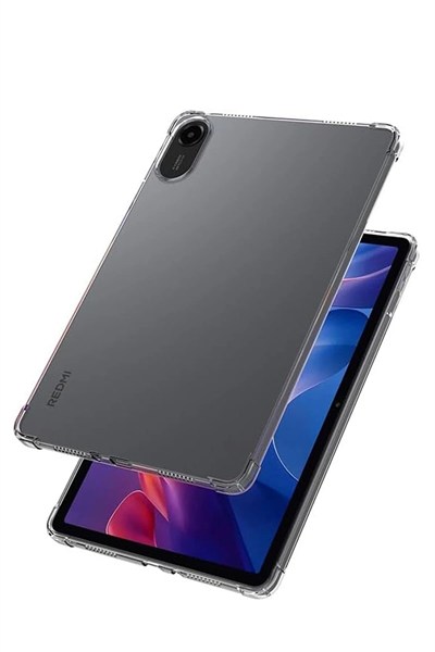 Mey İthalat®   Redmi Pad 2 Kılıf Anti Shock Tablet Silikon - Şeffaf