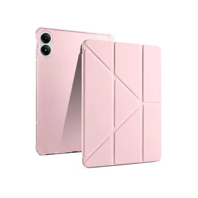 Mey İthalat®   Redmi Pad Pro 12.1 Kılıf Kalemlikli Mars Tablet Kılıfı - Rose Gold