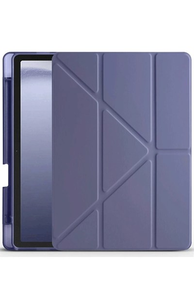 Mey İthalat®   Redmi Pad Pro 12.1 Kılıf Kalemlikli Mars Tablet Kılıfı - Lila