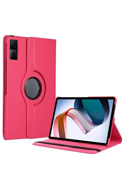 Mey İthalat®   Redmi Pad SE 4G Kılıf 360 Tablet Deri Kılıf - Pembe
