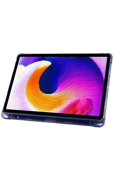 Mey İthalat®   Redmi Pad SE 4G Kılıf Kalemlikli Mars Tablet Kılıfı - Lacivert