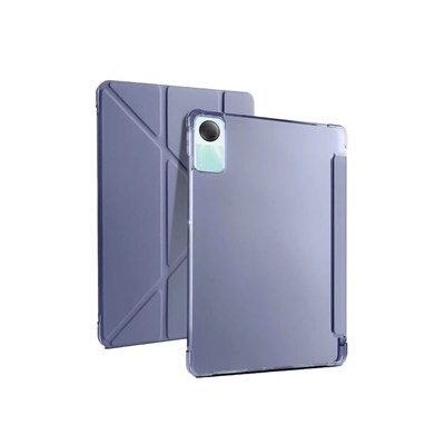 Mey İthalat®   Redmi Pad SE 4G Kılıf Kalemlikli Mars Tablet Kılıfı - Lavender