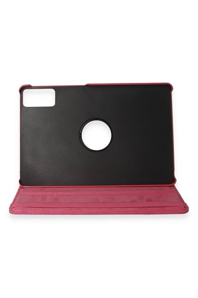 Mey İthalat®   Redmi Pad SE Kılıf 360 Tablet Deri Kılıf - Pembe