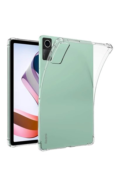 Mey İthalat®   Redmi Pad SE Kılıf Anti Shock Tablet Silikon - Şeffaf