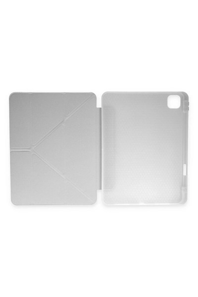 Mey İthalat®   Redmi Pad SE Kılıf Kalemlikli Mars Tablet Kılıfı - Gri