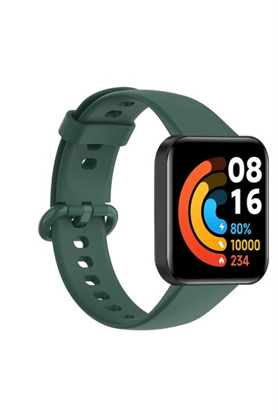 Mey İthalat®   Redmi Watch 2 Klasik Kordon - Haki Yeşil
