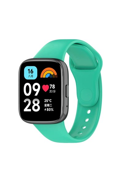Mey İthalat®   Redmi Watch 3 Active Klasik Kordon - Turkuaz