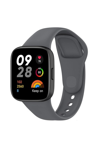 Mey İthalat®   Redmi Watch 3 Klasik Kordon - Füme