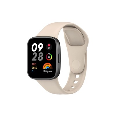 Mey İthalat®   Redmi Watch 3 Klasik Kordon - Bej