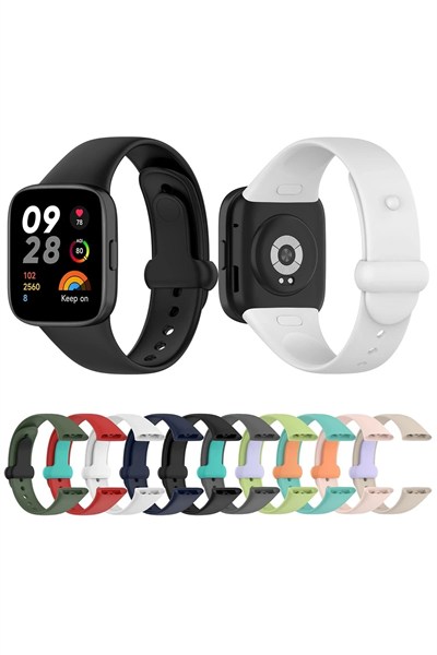 Mey İthalat®   Redmi Watch 3 Origin Silikon Kordon - Lacivert