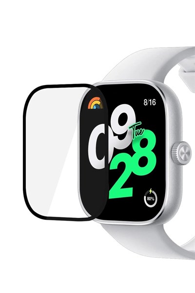 Mey İthalat®   Redmi Watch 4 Polymer Nano Ekran Koruyucu - Şeffaf