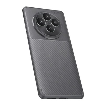 Mey İthalat®   Reno 11 FS Kılıf Auto Focus Karbon Kapak - Gri