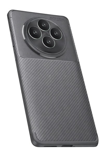 Mey İthalat®   Reno 11 FS Kılıf Auto Focus Karbon Kapak - Gri