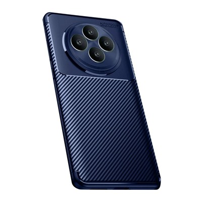 Mey İthalat®   Reno 11 FS Kılıf Auto Focus Karbon Kapak - Lacivert