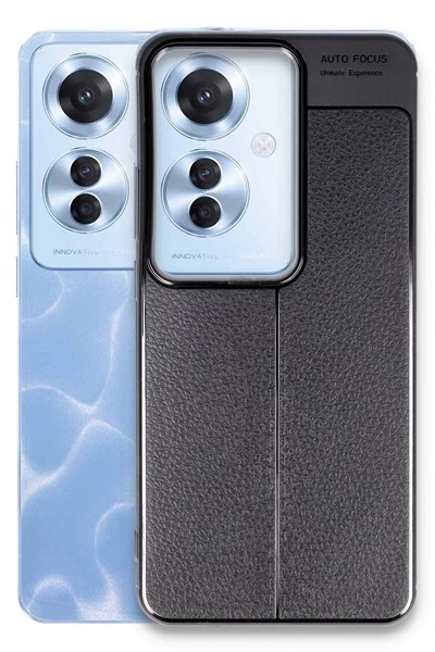 Mey İthalat®   Reno 11F Kılıf Auto Focus Kapak - Siyah