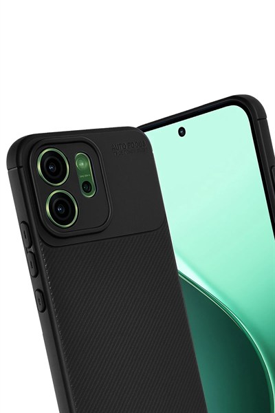 Mey İthalat®   Reno 14F Auto Focus Karbon Kapak - Siyah