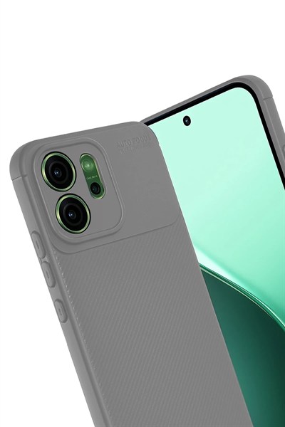 Mey İthalat®   Reno 14F Auto Focus Karbon Kapak - Gri