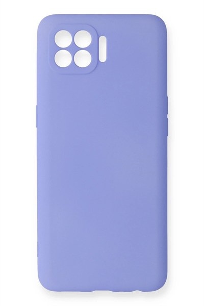Mey İthalat®   Reno 4 Lite Kılıf First Silikon - Lila