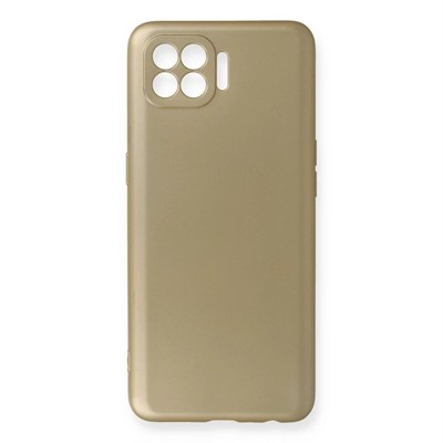 Mey İthalat®   Reno 4 Lite Kılıf First Silikon - Gold