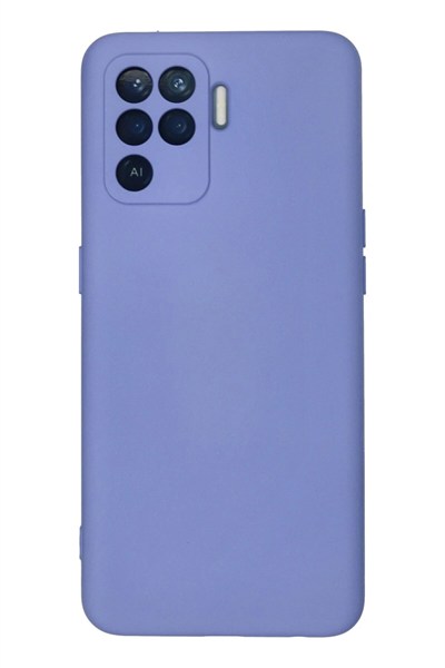 Mey İthalat®   Reno 5 Lite Kılıf Nano içi Kadife Silikon - Lila