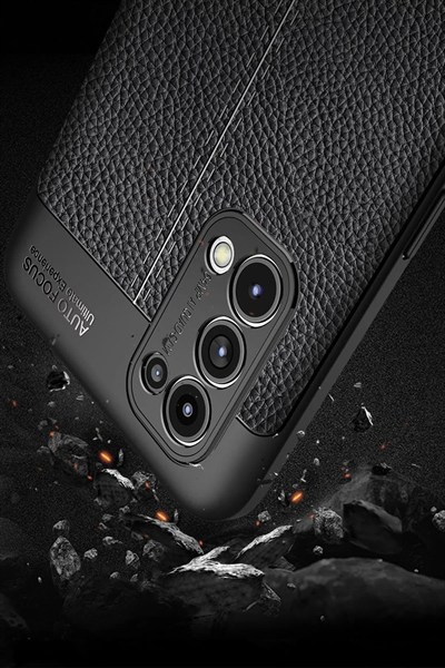 Mey İthalat®   Reno 5 Pro Kılıf Auto Focus Kapak - Siyah