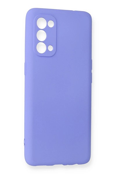 Mey İthalat®   Reno 5 Pro Kılıf First Silikon - Lila