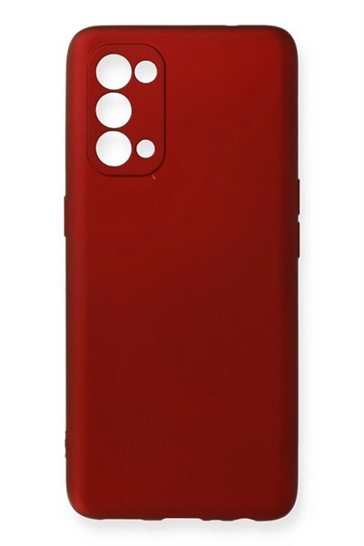 Mey İthalat®   Reno 5 Pro Kılıf First Silikon - Bordo