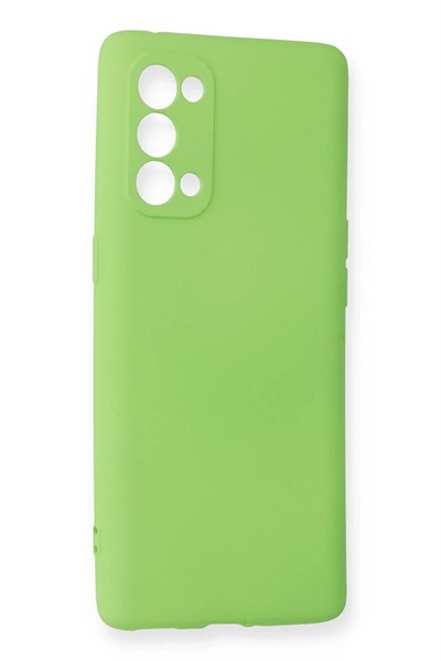 Mey İthalat®   Reno 5 Pro Kılıf First Silikon - Yeşil