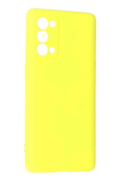 Mey İthalat®   Reno 5 Pro Kılıf First Silikon - Sarı