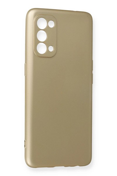 Mey İthalat®   Reno 5 Pro Kılıf First Silikon - Gold