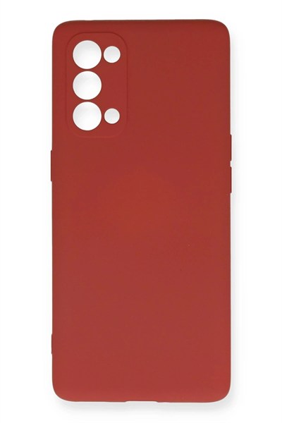 Mey İthalat®   Reno 5 Pro Kılıf Nano içi Kadife Silikon - Kiremit