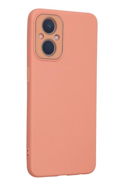 Mey İthalat®   Reno 7 Lİte Kılıf Lansman Glass Kapak - Pembe