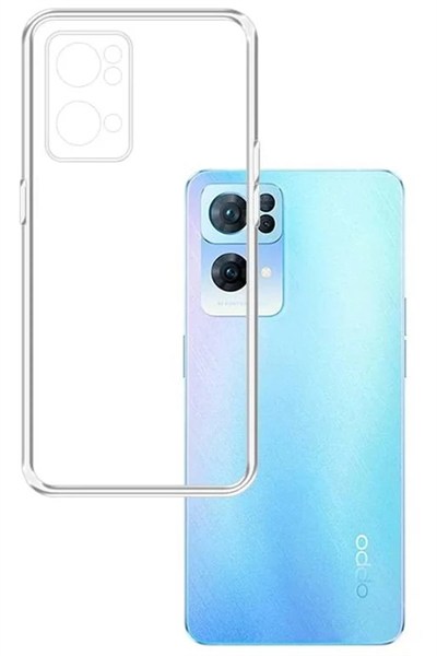 Mey İthalat®   Reno 7 Lite Kılıf Lüx Şeffaf Silikon