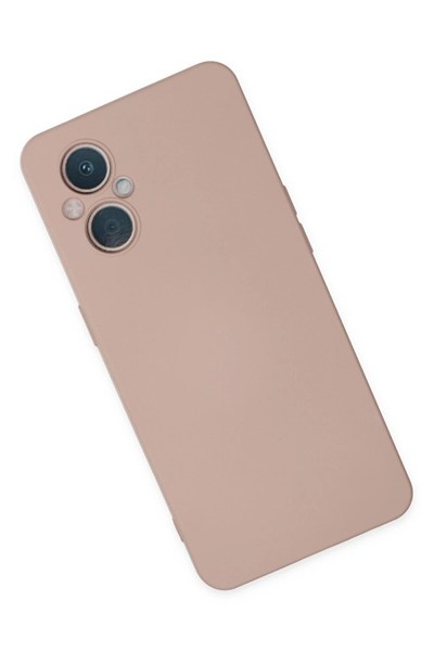 Mey İthalat®   Reno 7 Lite Kılıf Nano içi Kadife Silikon - Pudra