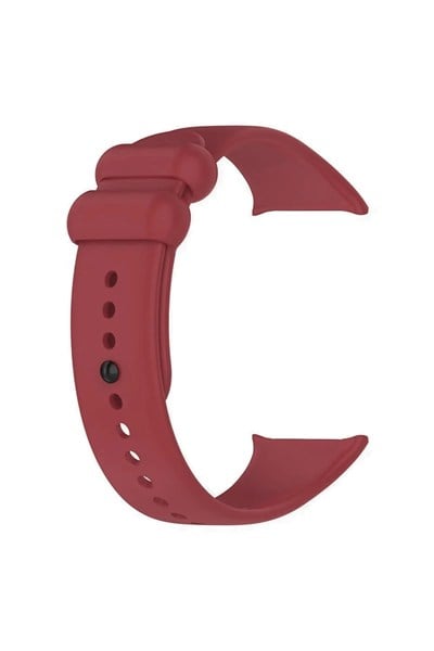 Mey İthalat®   Smart Band 8 Pro Klasik Kordon - Bordo