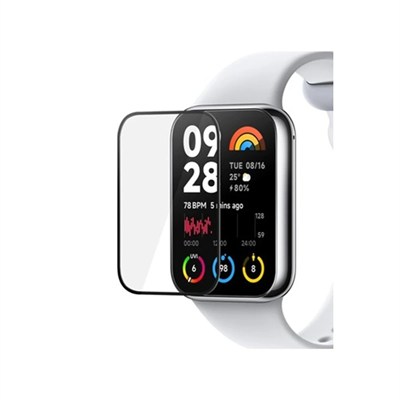 Mey İthalat®   Smart Band 8 Pro Polymer Nano Ekran Koruyucu - Şeffaf