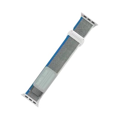 Mey İthalat®   Watch 38mm Alice Kumaş Kordon - Mavi-Gri