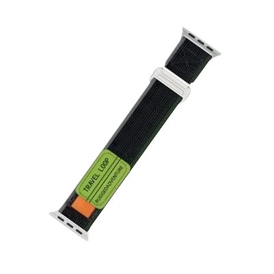 Mey İthalat®   Watch 38mm Alice Kumaş Kordon - Yeşil-Gri