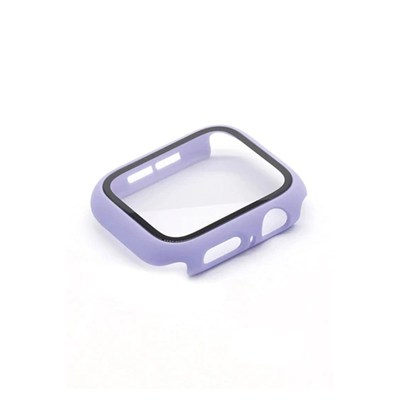 Mey İthalat®   Watch 38mm Camlı Kasa Ekran Koruyucu - Lila