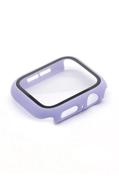 Mey İthalat®   Watch 38mm Camlı Kasa Ekran Koruyucu - Lila