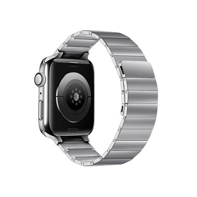 Mey İthalat®   Watch 38mm KR404 Huks Kordon - Gümüş