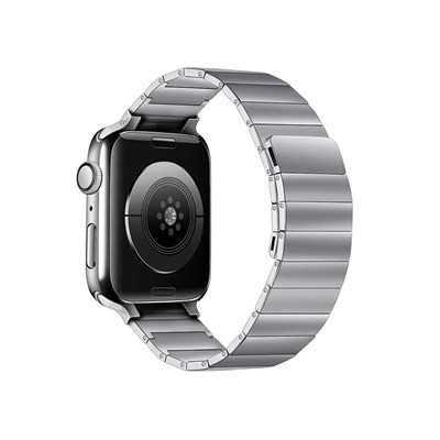 Mey İthalat®   Watch 38mm KR404 Huks Kordon - Gümüş
