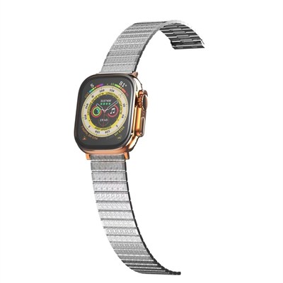Mey İthalat®   Watch 38mm Made Metal Kordon - Gümüş