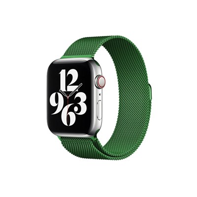 Mey İthalat®   Watch 38mm Metal Mıknatıslı Kordon - Yeşil