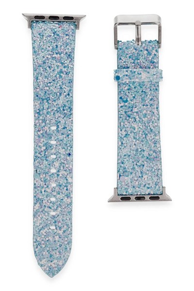 Mey İthalat®   Watch 38mm Starry Taşlı Kordon - Turkuaz