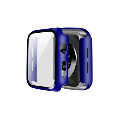 Mey İthalat®   Watch 40mm Camlı Kasa Ekran Koruyucu - Lacivert