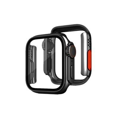 Mey İthalat®   Watch 40mm Watch 49mm Kasa Dönüştürücü ve Ekran Koruyucu - Siyah