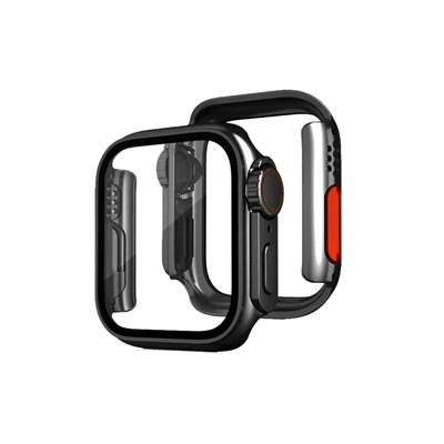 Mey İthalat®   Watch 40mm Watch 49mm Kasa Dönüştürücü ve Ekran Koruyucu - Siyah